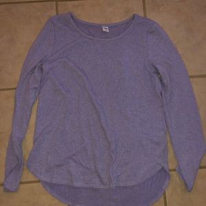 Comfy long sleeve lavender shirt